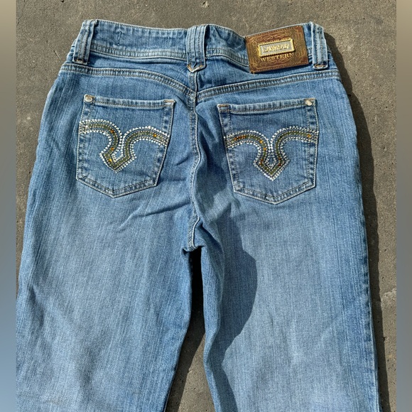 Vintage Western Lawman Studded Jeans 🤠 - Picture 4 of 5